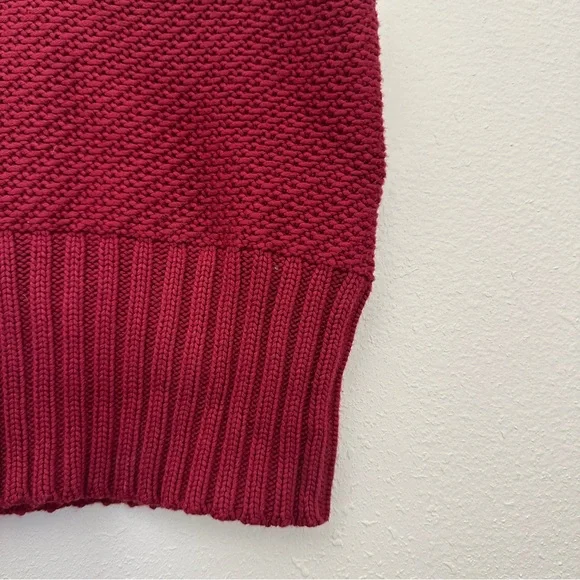 Ramy Brook Red Knit Cropped Tank Top - Picture 3 of 5